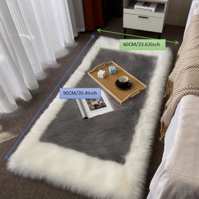 Plush Shag Area Rugs for Living Room Fluffy Floor Carpet