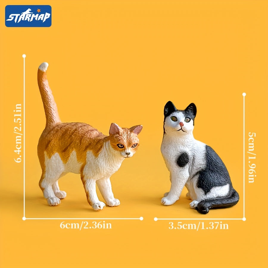 Siamese Cat Simulation Model Desk Decoration Toy