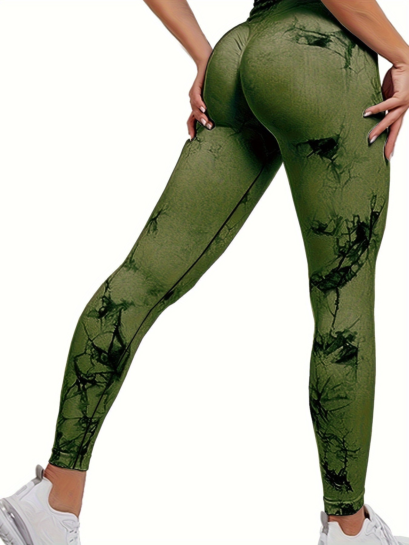 Tie Dye High Waist Yoga Leggings Slim Fit Activewear