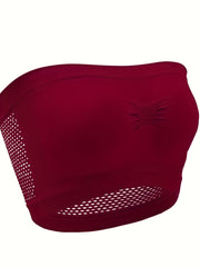 Seamless Strapless Bandeau Bra Stretch Intimates Women's Lingerie