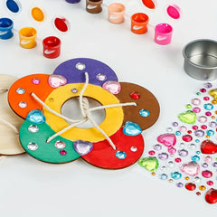 DIY Wooden Paint Kits for Outdoor Bird Feeders - Set of 2