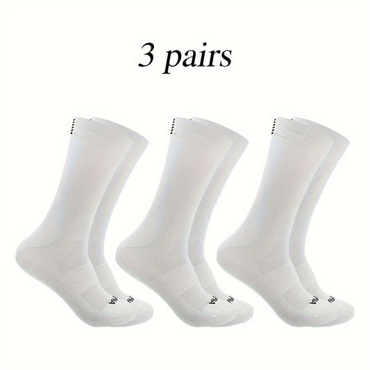 Men's Mid Crew Sport Socks Nylon Blend Breathable Socks