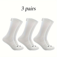 Men's Mid Crew Sport Socks Nylon Blend Breathable Socks