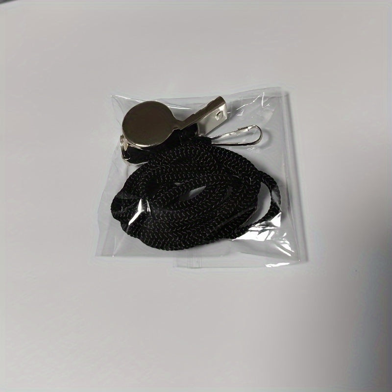 3pcs Stainless Steel Whistles Set for Sports Competitions