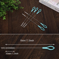 10-pack Nylon & Stainless Steel Insulation Cleaning Set Baby Bottle Brush