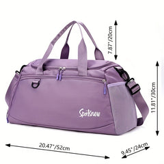 Large Capacity Sports Bag Handbag Waterproof Travel Yoga Fitness Business Trip