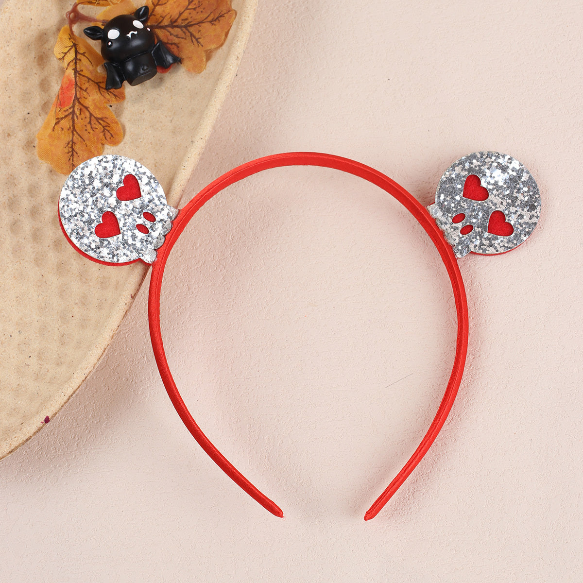 Halloween Headband Glitter Pumpkin Ghost Skull