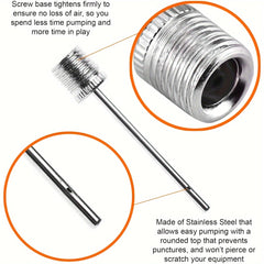 30pcs Ball Pump Inflation Needle Stainless Steel Air Pump Needles