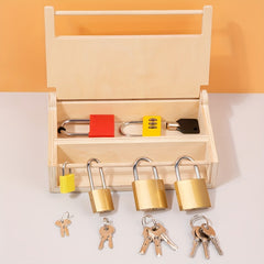 Toddler Lock and Key Toy Set for Learning - Educational Wood Toy