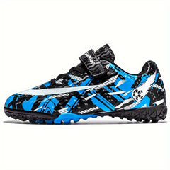 Boys' Anti-slip Turf Football Boots No Tie TF Soccer Cleats