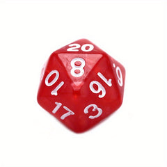Durable Acrylic D20 Dice for Board Game