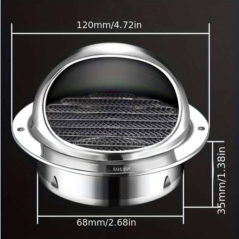 304 Stainless Steel Wind Cap Rainproof Hat Air Outlet Range Hood