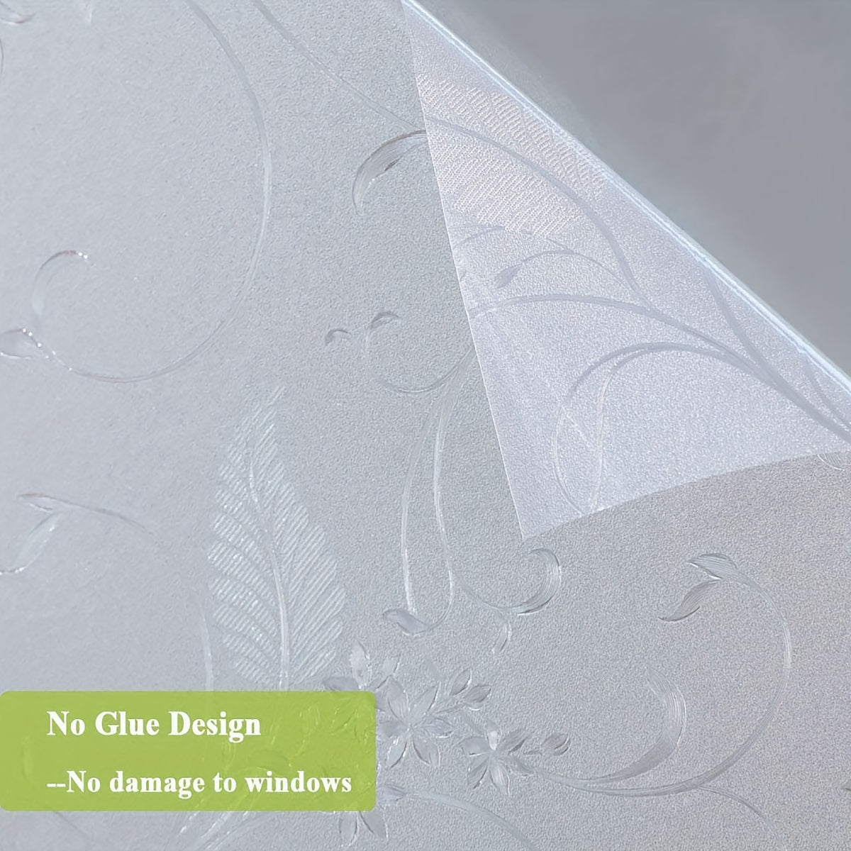 Vine Glass Window Film Privacy Flowers Static Glass Door Window Film