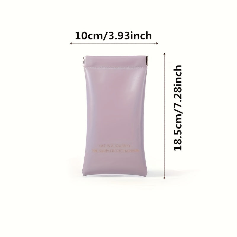 Slogan Graphic Glasses Bag Waterproof Sunglasses Storage Bag