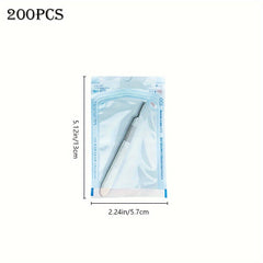 200pcs Self-Sealing Sterilization Bag Dental Tattoo Tool Storage