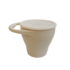 Kids Silicone Snack Cup Portable Leak-proof Anti-fall Cup
