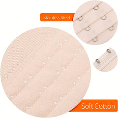 3pcs Bra Extenders Hooks Adjustable Band Women's Lingerie Accessorie