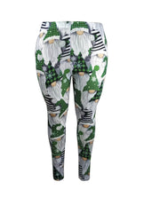Dwarf Print Stretch Legging Medium Skinny Legging