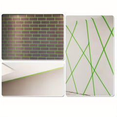 7pcs Green Paint Washi Tape 1.0in x 59ft - Protects Surface, Easy to Remove