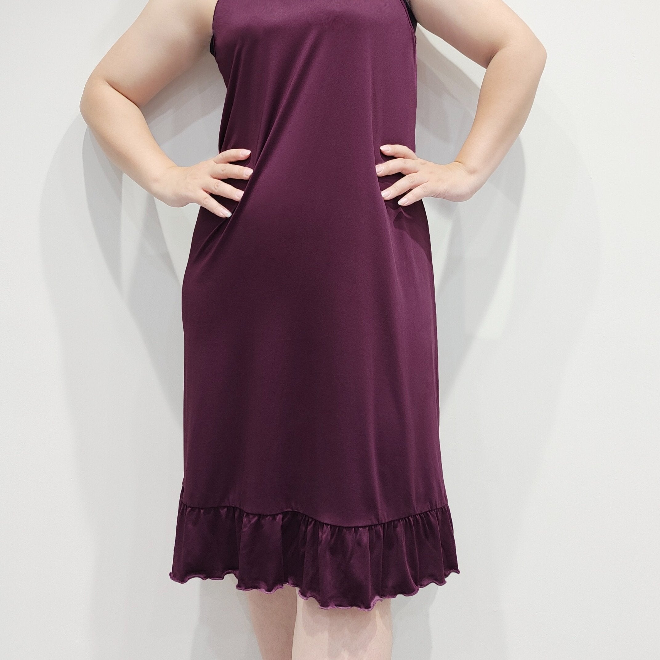 Casual Nightdress Women's Plus Cami Sleep Dress