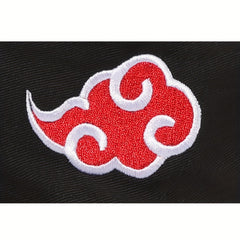 Red Cloud Embroidery Bucket Hat Anime Basin Hat Lightweight Casual Fisherman Cap