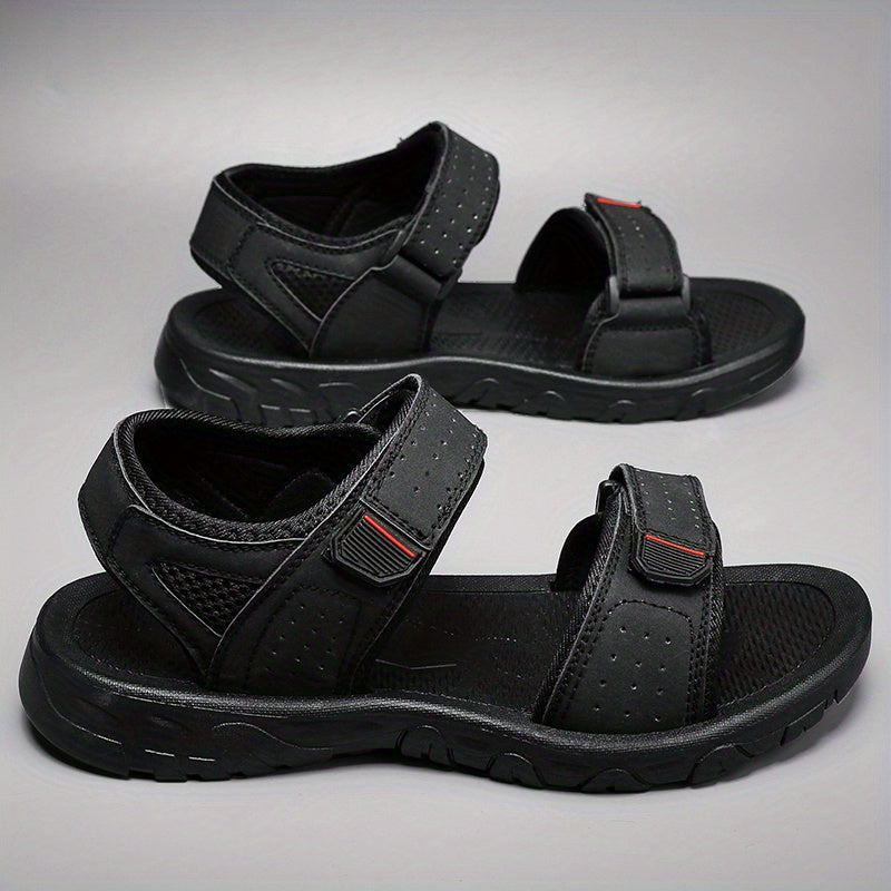 Men's Comfortable Beach Sandals Non Slip Hook And Loop Summer Shoes