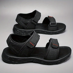 Men's Comfortable Beach Sandals Non Slip Hook And Loop Summer Shoes