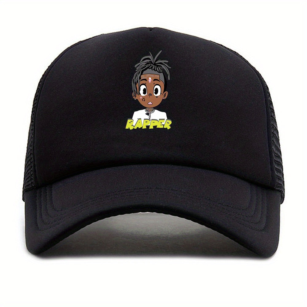 Unisex Cartoon Pattern Baseball Cap for Outdoor Sport