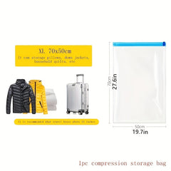 Travel Compression Bag - Space Saver Roll Up Pouch