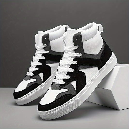 Men's High Top Lace Up Stylish Sneakers
