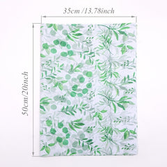 Eucalyptus Pattern Tissue Paper- Gift Wrapping DIY Crafts Party Decorations