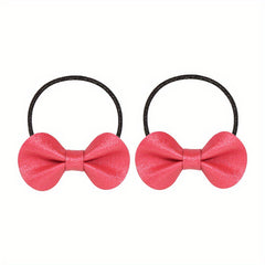 Rabbit Ears Hair Tie Glitter Bowknot Headwear for Baby Girls