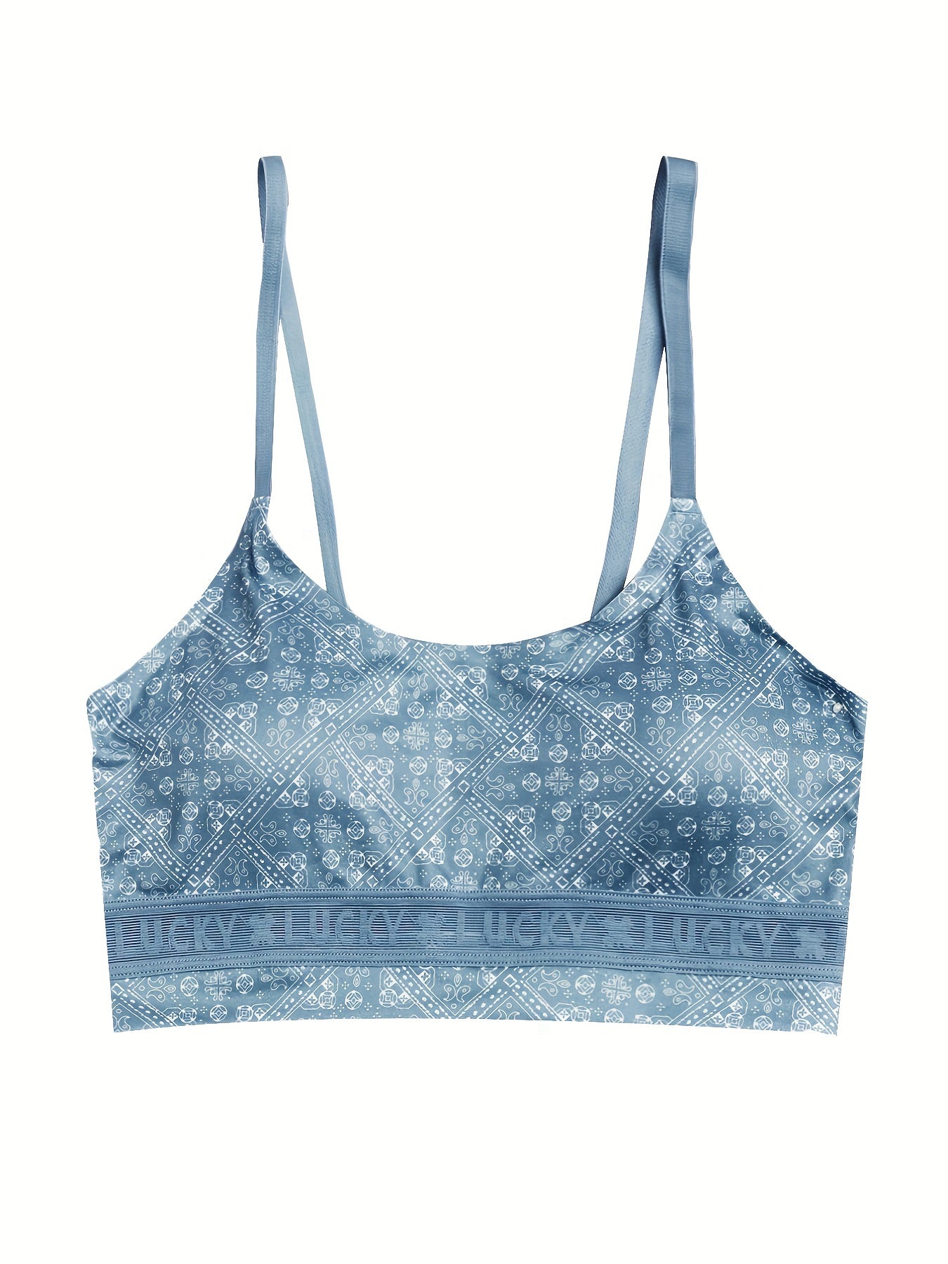 3pcs Floral Seamless Padded Cami Bra Set