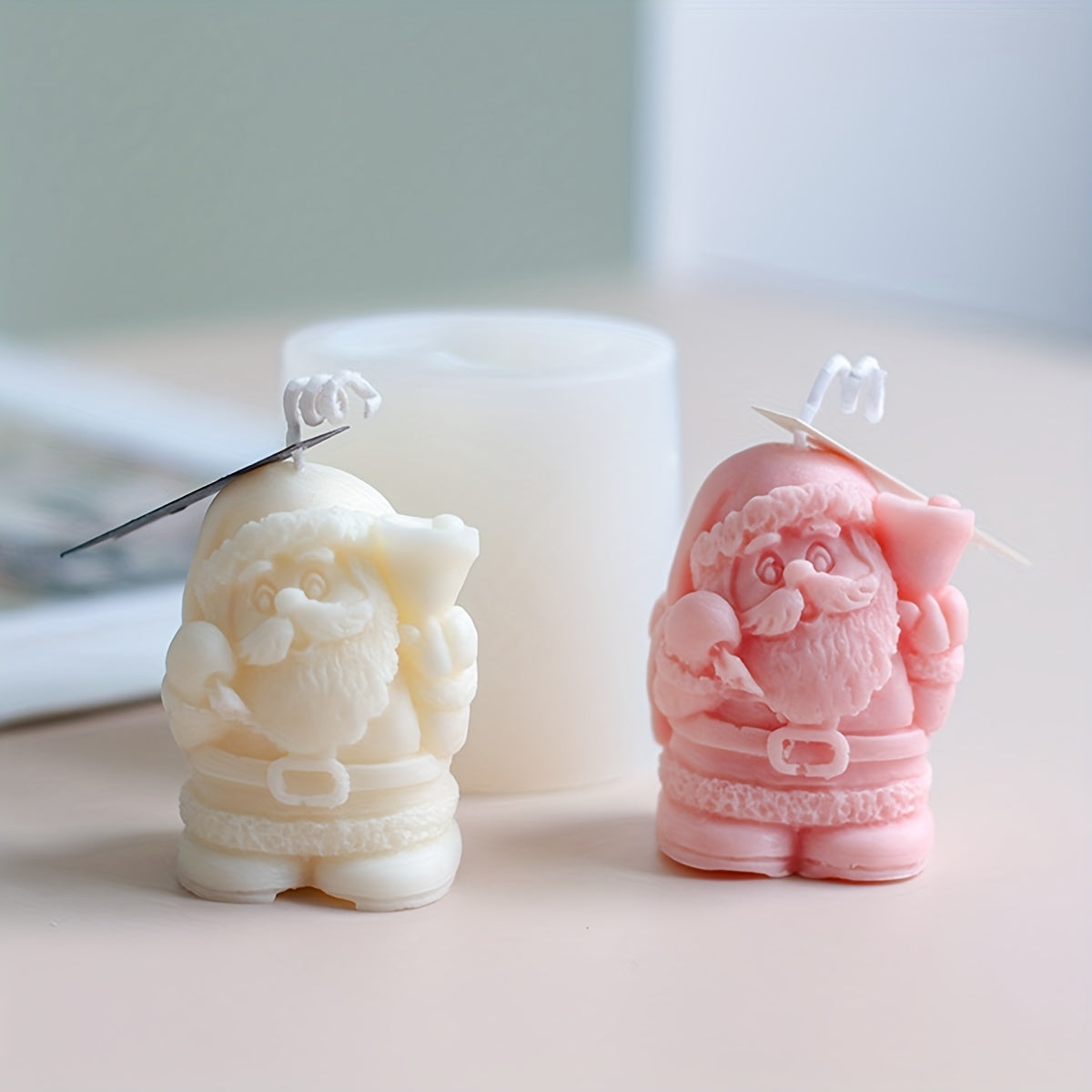 Christmas Silicone Mold Candle Resin Craft Soap Flower Clay Therapy Aromatic