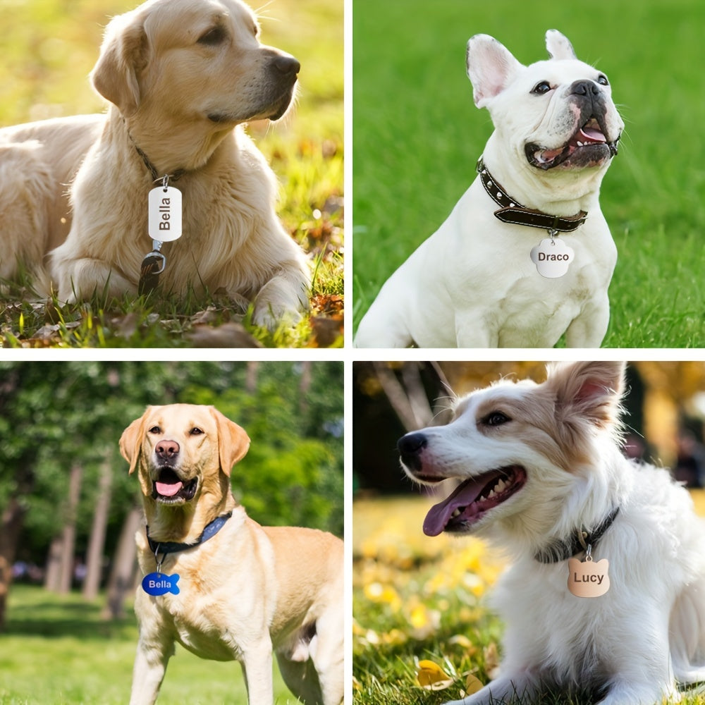 Funny Pet Dog Tag Custom Engraved ID Tags