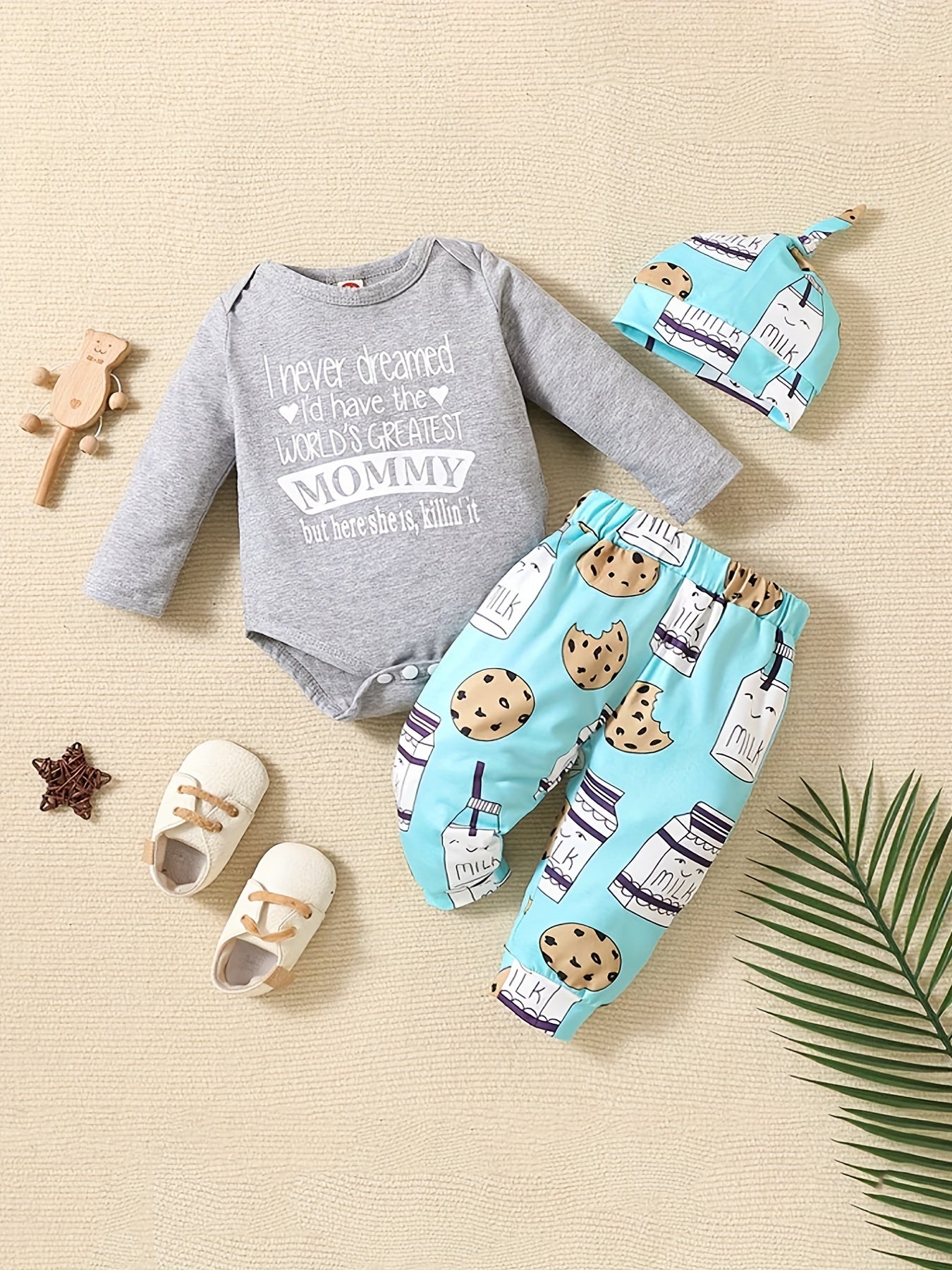 Comfy & Cookie Graphic Outfit 3pcs Set