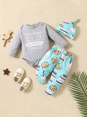 Comfy & Cookie Graphic Outfit 3pcs Set