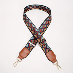 Vintage Geometric Bag Strap Wide Reusable Adjustable Travel Accessories