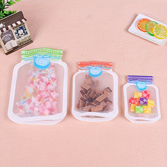10pcs Bottle Shaped Food Storage Bags for Shopping, Parties, Birthdays