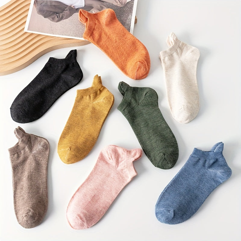 8 Pairs Mixed Ankle Socks for Women