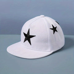 Kids Pentagram Embroidery Baseball Cap Sun Protection Sunshade Hip Hop Hat