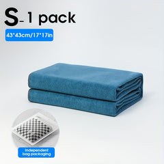 Advanced Car Wash Towel Wipe Cloth Superfine Fiber Double sided Short Wool