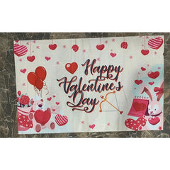 Happy Heart Signs Hanging Backdrop Banner Photo Background Party Decorations