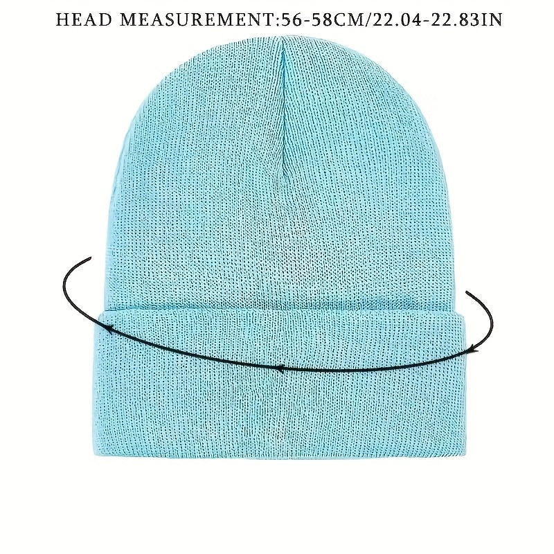 Soft Lightweight Knit Beanie Elastic Skull Cap Breathable Chemo Hats