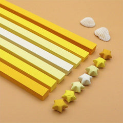 DIY Origami Star Paper Strips Crafting Kit - Make Your Own Lucky Stars