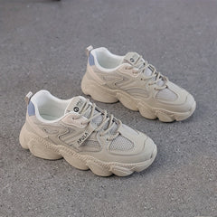 Women's Breathable Mesh Platform Sports Shoes