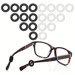 10 Pairs Clear Glasses Ear Grips Non Slip Comfort Holder
