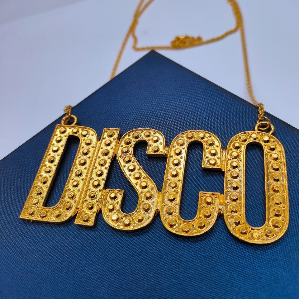 Men's Rop DISCO Alphabet Necklace