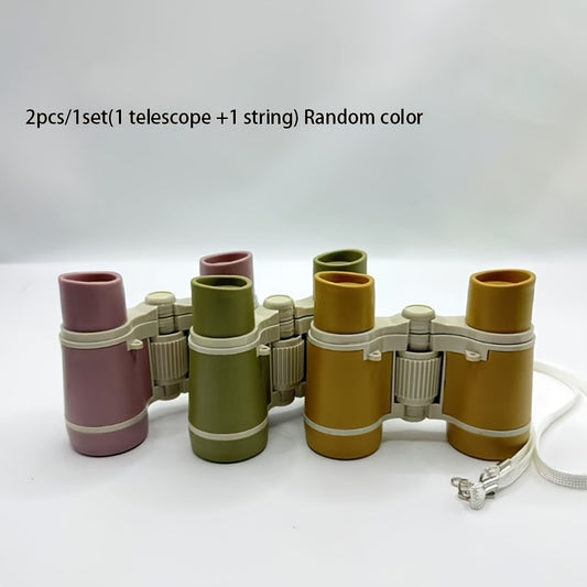 2pcs Colored Plastic Telescope Decoration Set