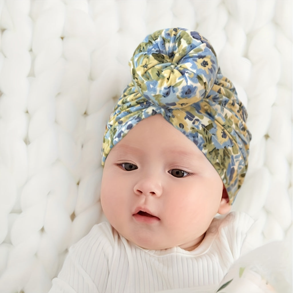 Printed Donut Kids' Hat Baby Hat - Soft & Thin - Newborn Autumn Winter